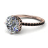 Double Hidden Halo Diamond Engagement Ring - Angelina No. 32 image 14