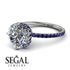 Double Hidden Halo Diamond Engagement Ring - Angelina No. 63