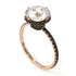 Double Hidden Halo Diamond Engagement Ring - Angelina No. 32