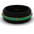 Elegant Men's Emerald Black Ring - Jayden No. 13