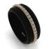Elegant Men's Diamond Black Ring - Jayden No. 1