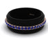 Elegant Men's Sapphire Black Ring - Jayden No. 11