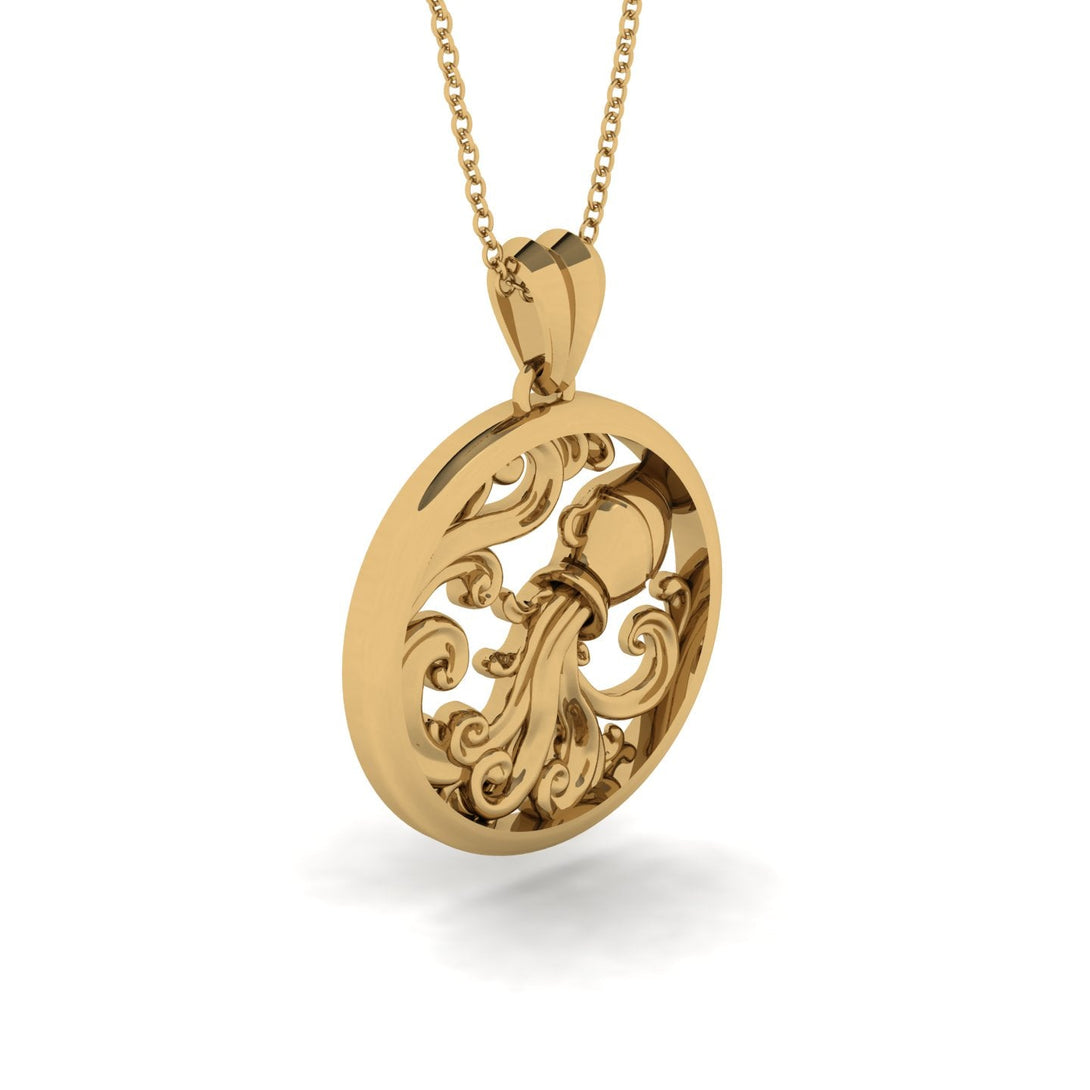 Elegant Zodiac Pendant - Aquarius No. 1