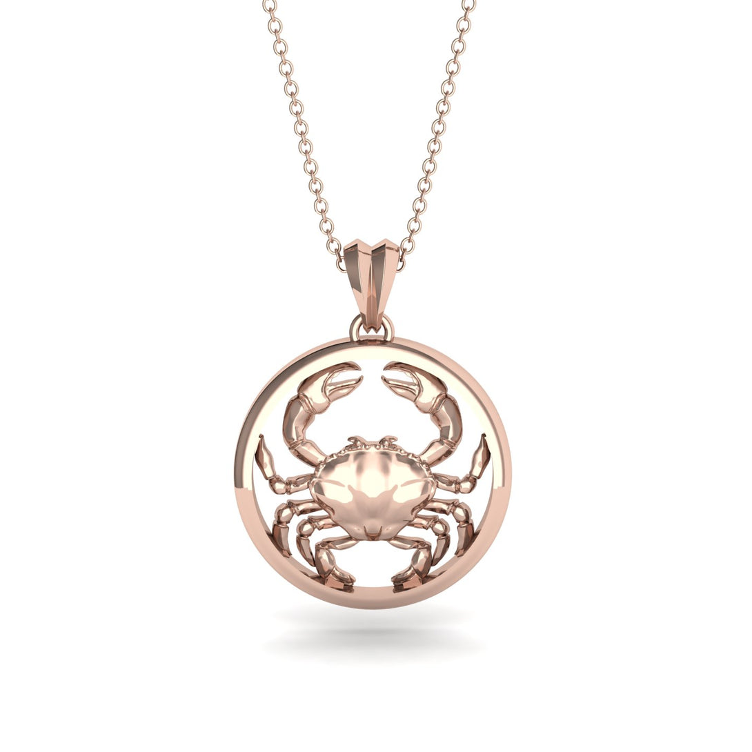 Elegant Zodiac Pendant - Cancer No. 2