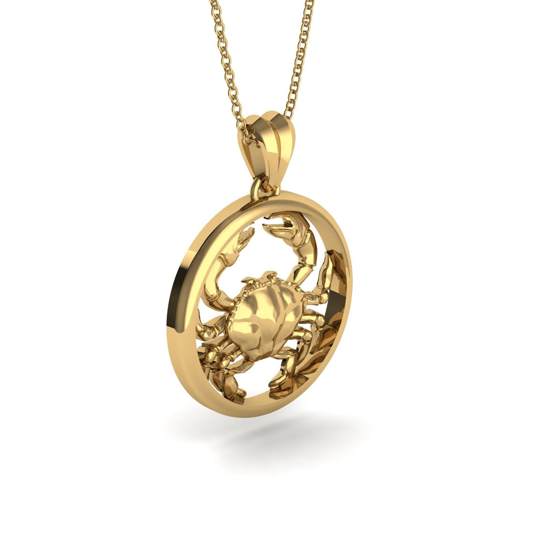 Elegant Zodiac Pendant - Cancer No. 1