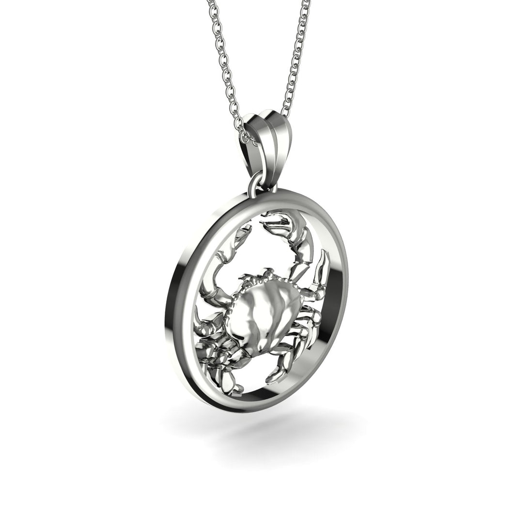 Elegant Zodiac Pendant - Cancer No. 3