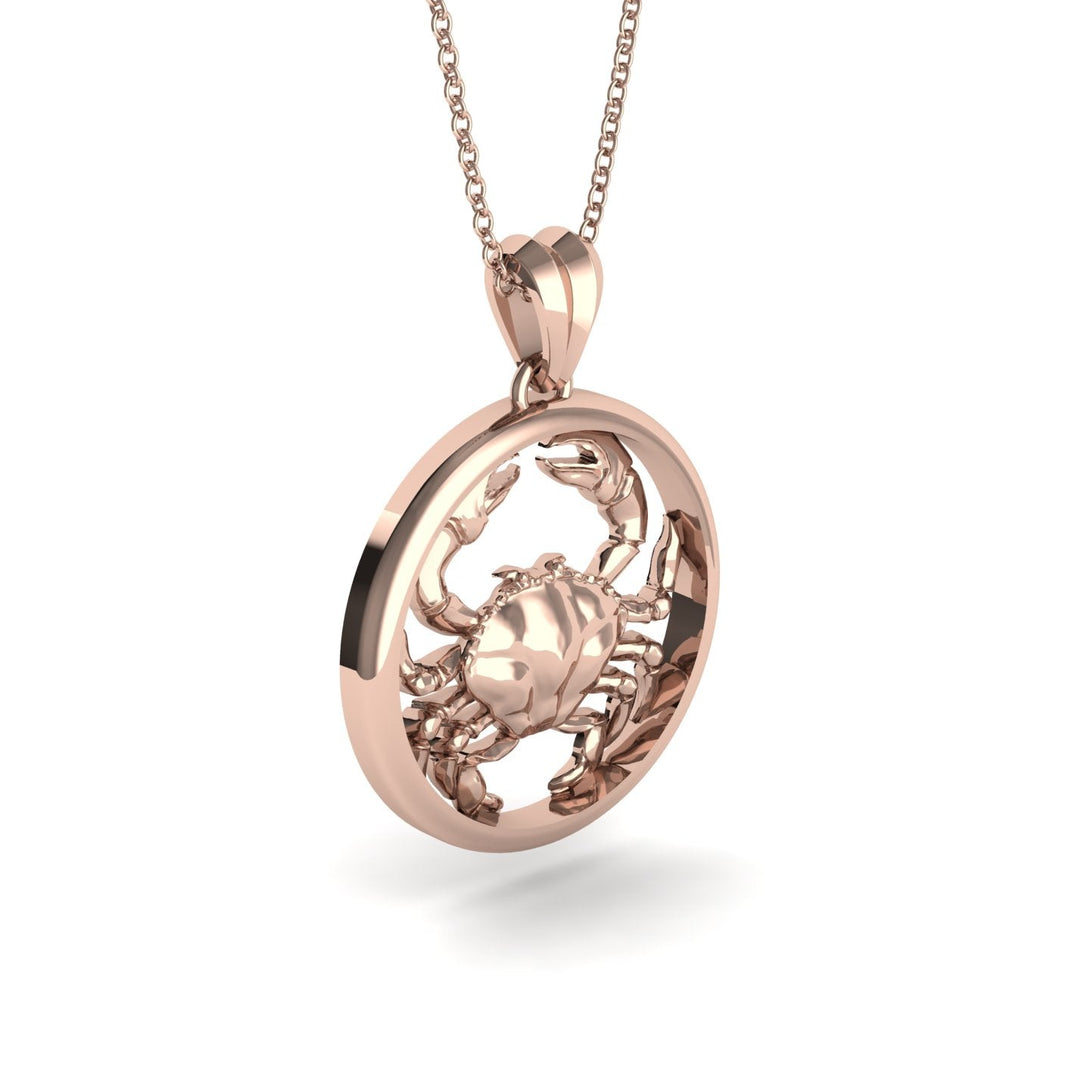Elegant Zodiac Pendant - Cancer No. 2