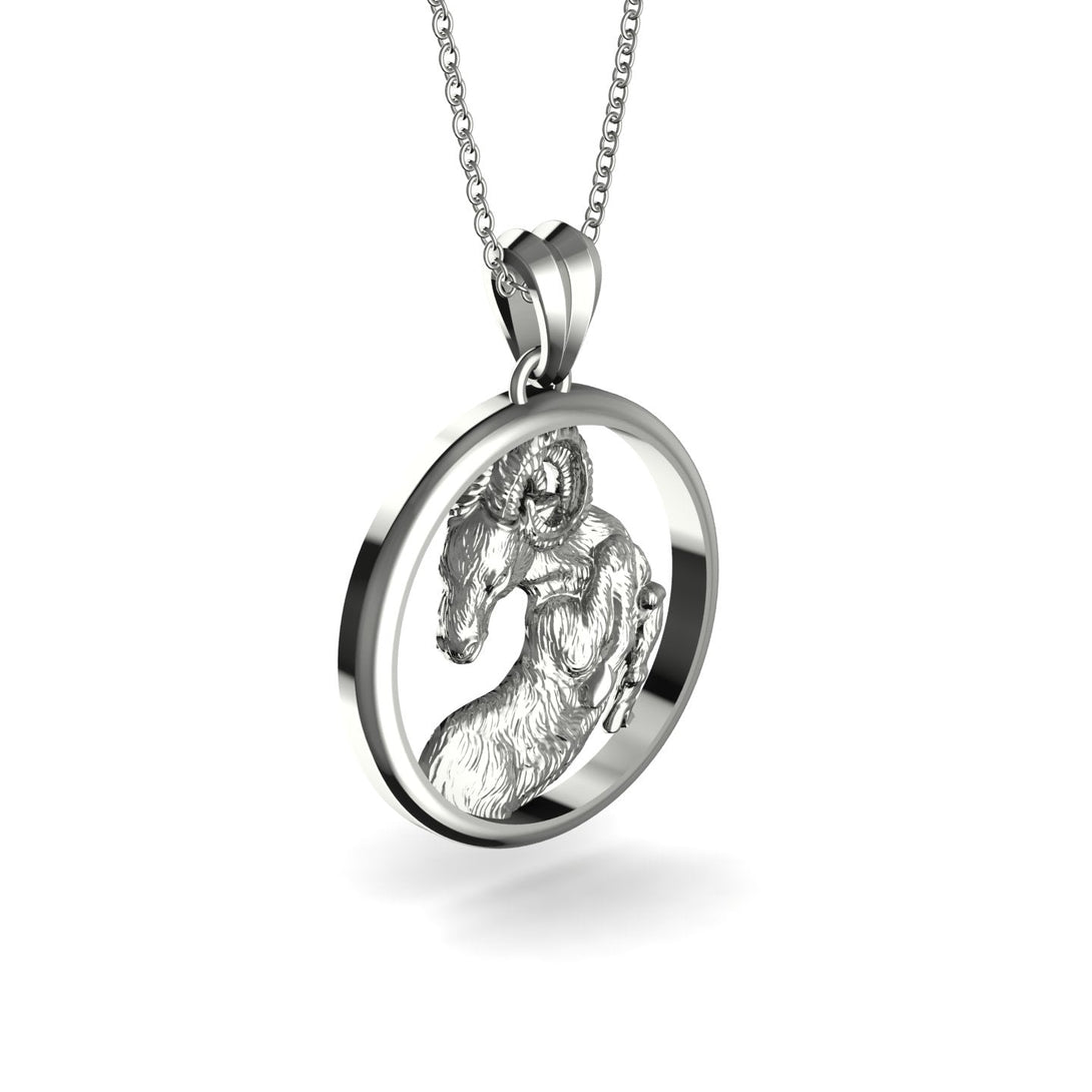 Elegant Zodiac Pendant - Aries No. 3