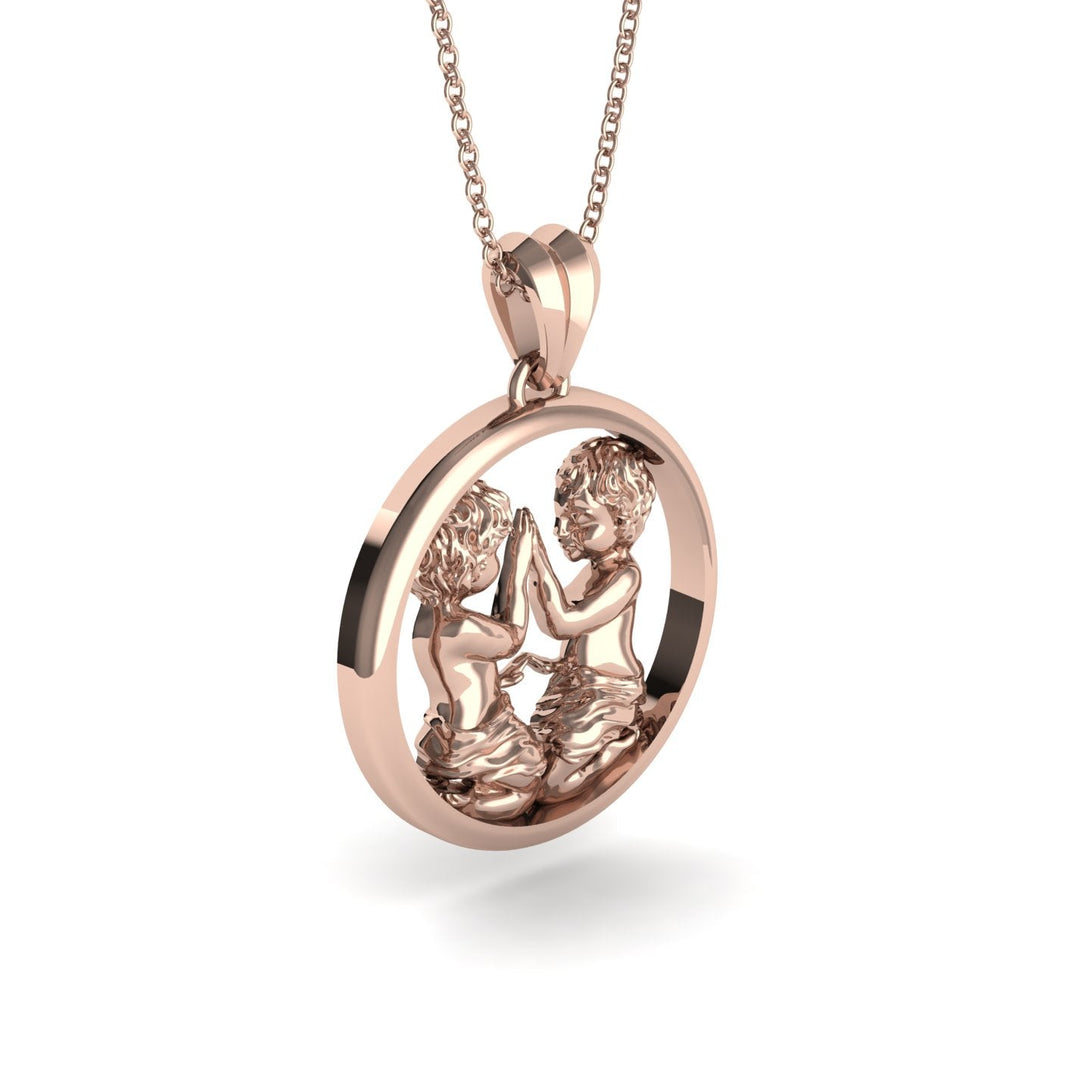 Elegant Zodiac Pendant - Gemini No. 2