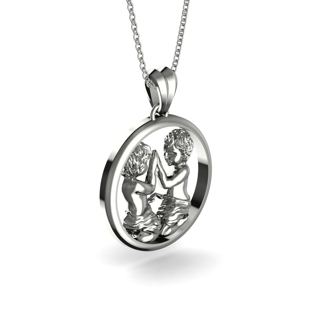 Elegant Zodiac Pendant - Gemini No. 3