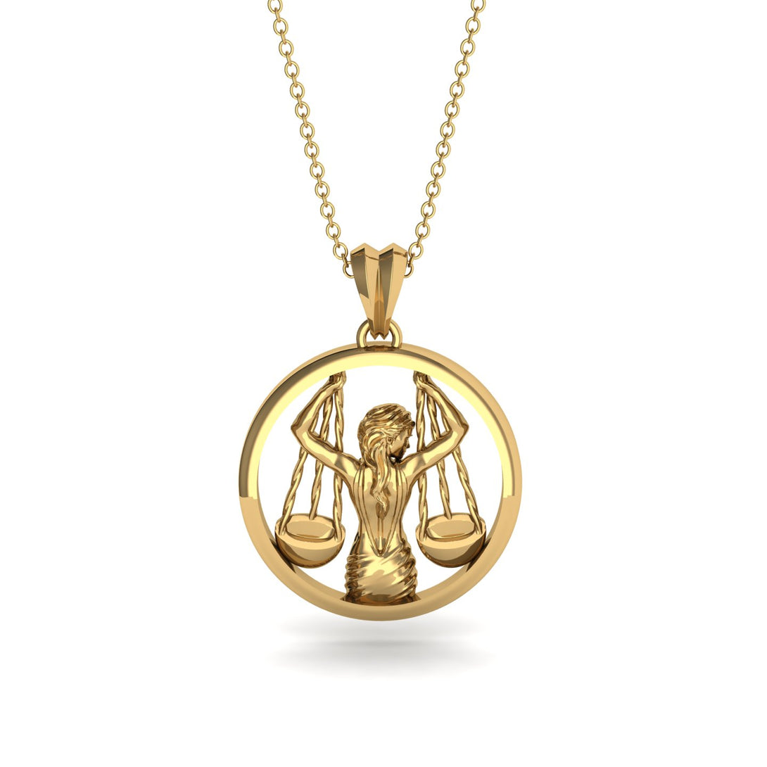 Elegant Zodiac Pendant - Libra No. 1