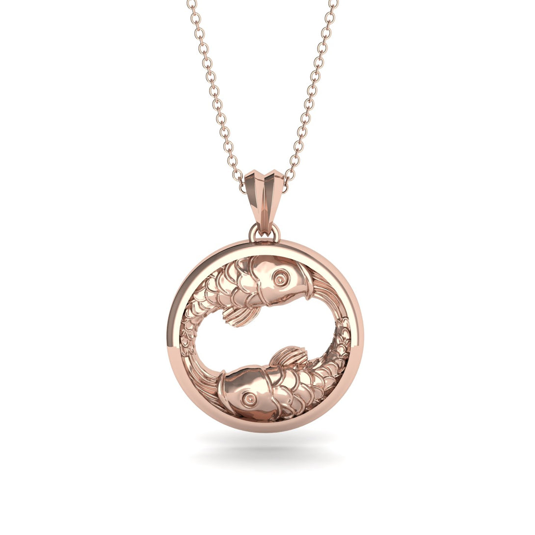 Elegant Zodiac Pendant - Pisces No. 2