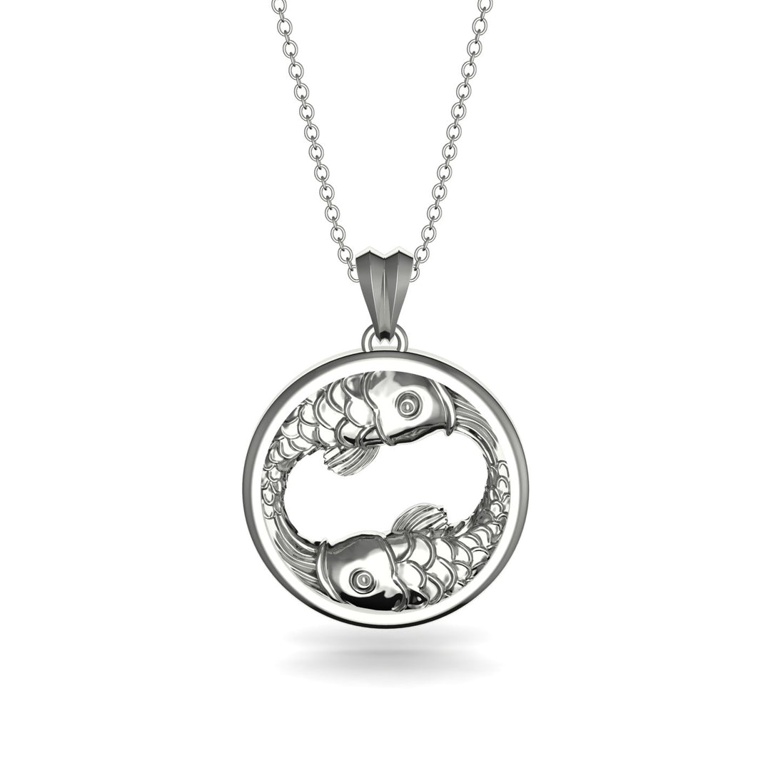 Elegant Zodiac Pendant - Pisces No. 3