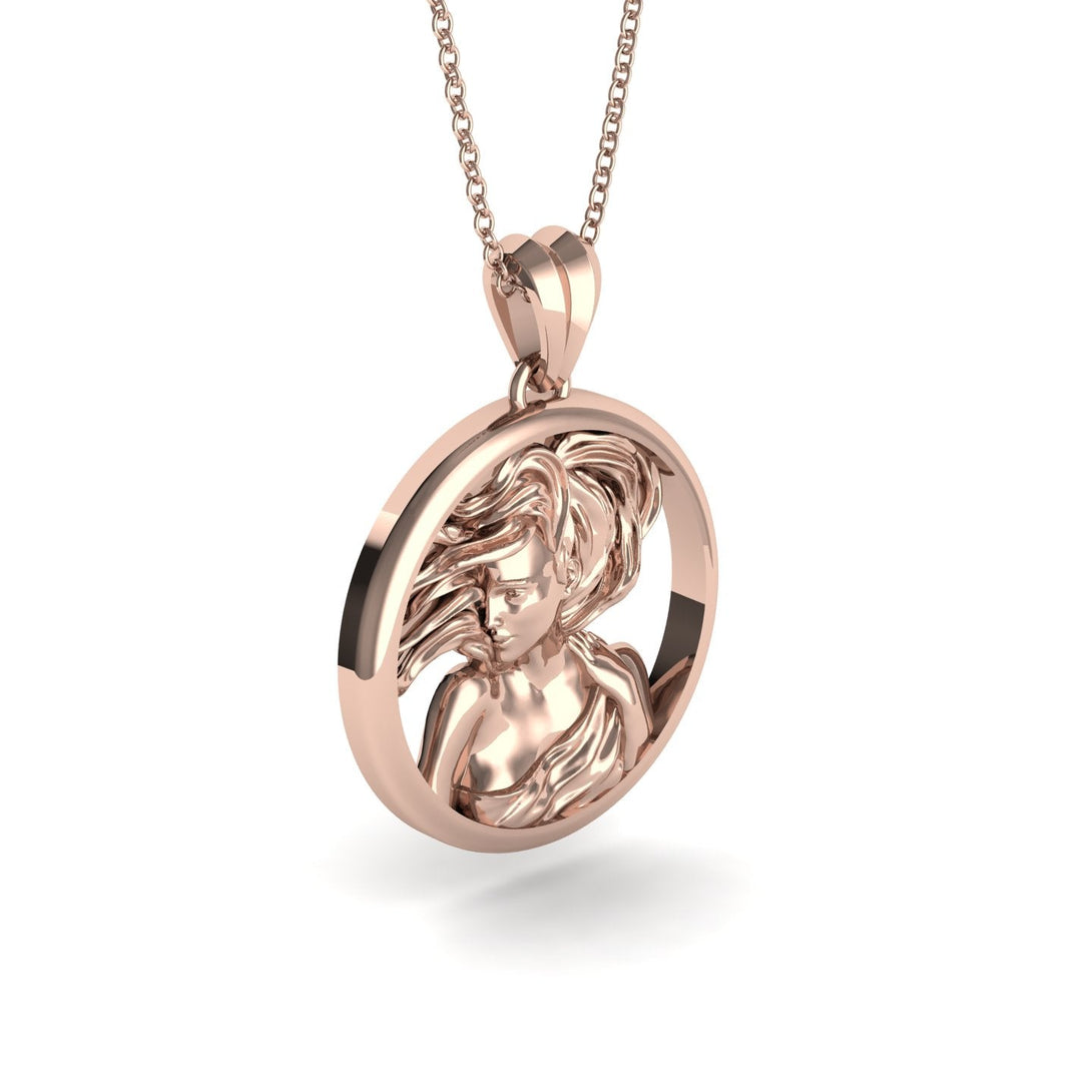Elegant Zodiac Pendant - Virgo No. 2