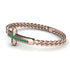 Emerald Cross Men Chain Bracelet - Nicholas No. 5