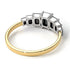Two Tones Emerald Cut Black Diamond Geometrical Ring - Briella No. 80