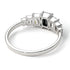 Emerald Cut Black Diamond Geometrical Ring - Briella No. 9