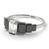 Emerald Cut Diamond Geometrical Ring - Briella No. 33 image 4