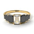 Emerald Cut Diamond Geometrical Ring - Briella No. 31 image 1