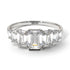 Emerald Cut Diamond Geometrical Ring - Briella No. 3 image 19