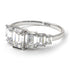 Emerald Cut Diamond Geometrical Ring - Briella No. 3