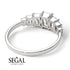 Emerald Cut Diamond Geometrical Ring - Briella No. 3 image 7