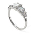 Emerald Cut Diamond Geometrical Ring - Briella No. 3