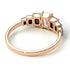Emerald Cut Diamond Geometrical Ring - Briella No. 32 image 3