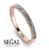 Emerald Cut Diamond Milgrain Eternity Ring - Teagan No. 2 image 10
