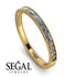 Emerald Cut Diamond Milgrain Eternity Ring - Teagan No. 1 image 10