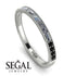 Emerald Cut Diamond Milgrain Eternity Ring - Teagan No. 33 image 10