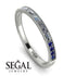 Emerald Cut Diamond Milgrain Eternity Ring - Teagan No. 63
