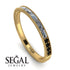 Emerald Cut Diamond Milgrain Eternity Ring - Teagan No. 31