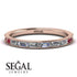 Emerald Cut Diamond Milgrain Eternity Ring - Teagan No. 47 image 2