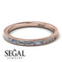 Emerald Cut Diamond Milgrain Eternity Ring - Teagan No. 2 image 3