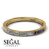 Emerald Cut Diamond Milgrain Eternity Ring - Teagan No. 61