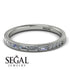 Emerald Cut Diamond Milgrain Eternity Ring - Teagan No. 3 image 3