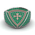 Emerald Men Signet Ring - Roger No. 15