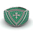 Emerald Men Signet Ring - Roger No. 18