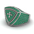 Emerald Men Signet Ring - Roger No. 18