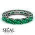 Eternity Emerald Hidden Emeralds Band - Ember No. 36 image 2