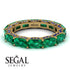 Eternity Emerald Hidden Emeralds Band - Ember No. 64