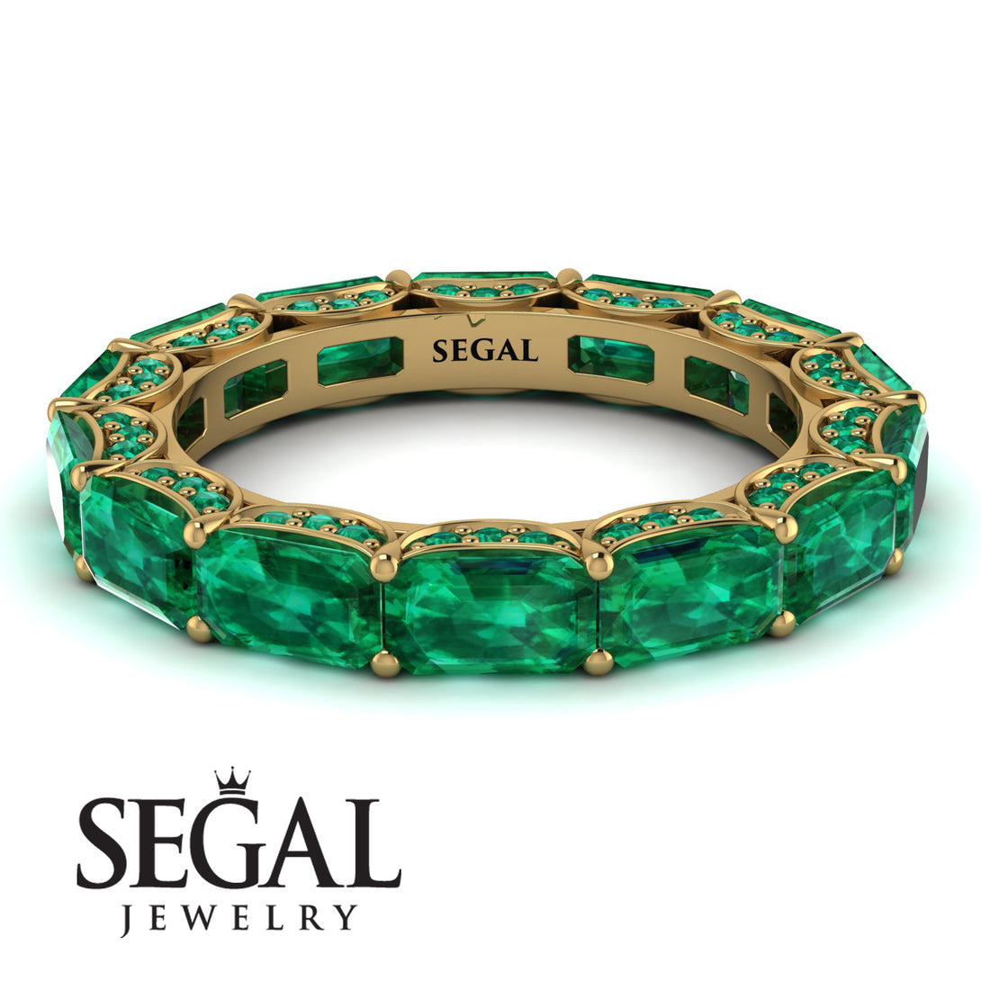 Eternity Emerald Hidden Emeralds Band - Ember No. 19