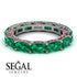 Eternity Emerald Hidden Emeralds Band - Ember No. 51