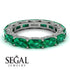 Eternity Emerald Hidden Emeralds Band - Ember No. 6 image 2