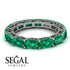 Eternity Emerald Hidden Emeralds Band - Ember No. 36