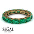 Eternity Emerald Hidden Emeralds Band - Ember No. 34 image 3