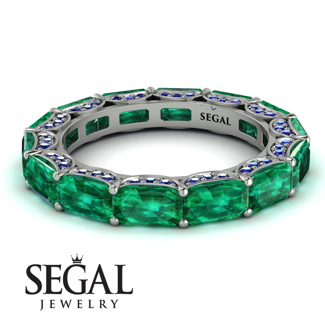 Eternity Emerald Hidden Emeralds Band - Ember No. 66