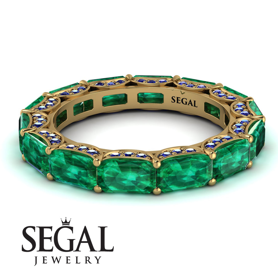 Eternity Emerald Hidden Emeralds Band - Ember No. 64