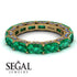 Eternity Emerald Hidden Emeralds Band - Ember No. 64